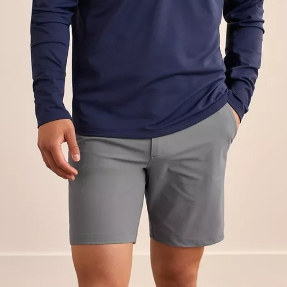 GreysonTechnical-Stretch Shorts Gray Size 38